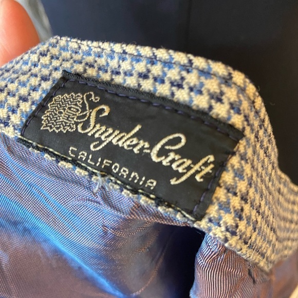 Vintage Snyder Craft Wool Checkered Pencil Skirt - Picture 14 of 14